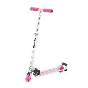 kids pink razor